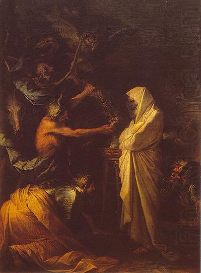 Salvator Rosa L ombre de Samuel apparaissant a Saul chez la pythonisse d Endor. china oil painting image